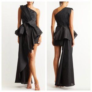 Helen O'Connor Dark Romance One Shoulder Asymmetrical Gown BHLDN